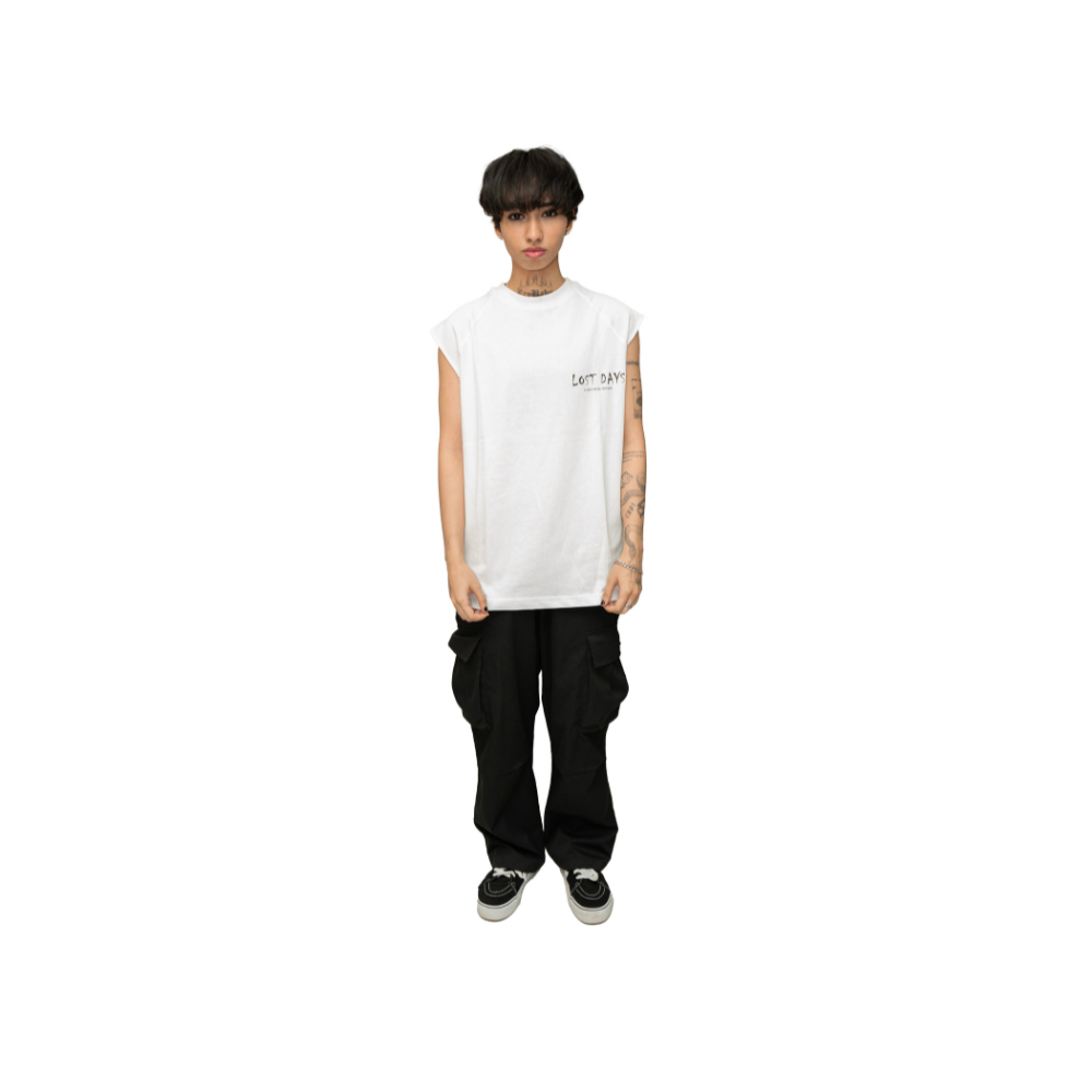 T-Cut Shirt - White | Lost Days